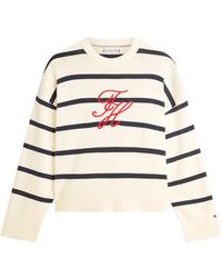Tommy Hilfiger - Striped-Pattern Sweater - Lyst