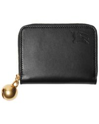 Burberry - Ekd Bell-charm Leather Wallet - Lyst