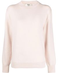 Fendi - Trui Met Ronde Hals - Lyst
