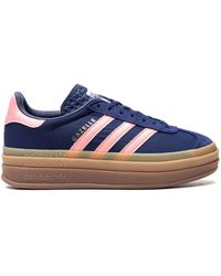adidas - Gazelle Bold "dark Blue/pink Spark" スニーカー - Lyst