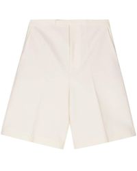 Rohe - Interlocking-twill Tailored Shorts - Lyst