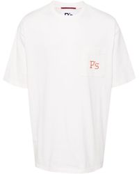 President's - Logo-embroidered Cotton T-shirt - Lyst