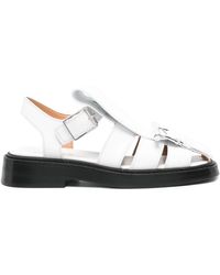 McQueen - レザー サンダル - Lyst