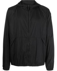 James Perse - Zip-Up Hooded Windbreaker Jacket - Lyst