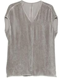 Rick Owens - V-Neck Blouse - Lyst