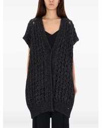 Herno - Openwork Spencer Met Korte Mouwen - Lyst