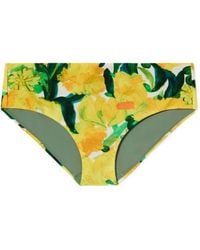 La DoubleJ - Bragas de bikini con estampado floral - Lyst