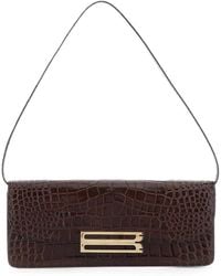 Victoria Beckham - Clutch Dorian East-West Leather Calf Shoulder Bags - Lyst