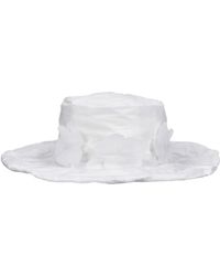 Scha - Floral-Appliqué Hat - Lyst