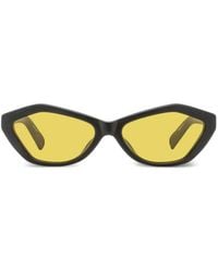 Jacquemus - Bambino Geometric-Frame Sunglasses - Lyst