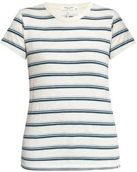 Rag & Bone - Striped Crew-Neck T-Shirt - Lyst