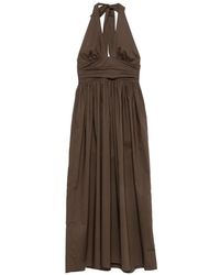 Matteau - Halterneck Midi Dress - Lyst