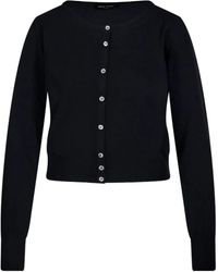 Roberto Collina - Fein Gerippter Cardigan - Lyst