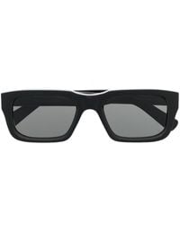 Retrosuperfuture - Logo-print Square-frame Sunglasses - Lyst