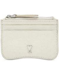 Ami Paris - Ami De Coeur Lizard-Effect Card Holder - Lyst