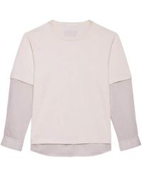 Helmut Lang - Layered Pinstriped T-Shirt - Lyst