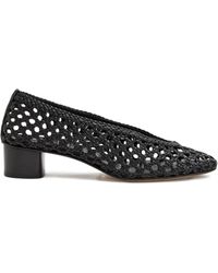 Le Monde Beryl - 40Mm Woven-Leather Pumps - Lyst