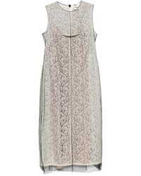 Fendi - Vestido midi de encaje - Lyst