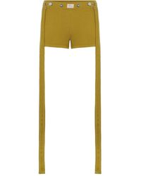 Jean Paul Gaultier - Geribbelde Broek Met Patch - Lyst