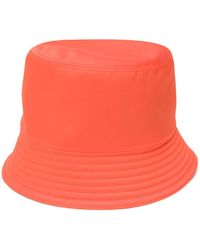 prada logo plaque bucket hat