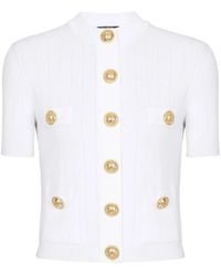Balmain - Gebreid Vest - Lyst