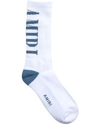 Amiri - Logo-Print Socks - Lyst