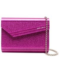 Jimmy Choo - Candy Glitter Clutch Bag - Lyst