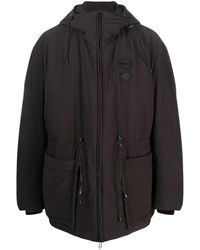 Off-White c/o Virgil Abloh - Gefütterte Jacke Mit Logo-Patch - Lyst