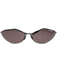 Balenciaga - Zonnebril Met Cat-Eye Montuur En Logo - Lyst