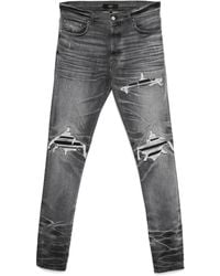 Amiri - Jeans Dritti Effetto Vissuto - Lyst