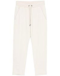 Brunello Cucinelli - Drawstring Stitched-Crease Track Pants - Lyst