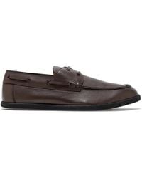 The Row - Almond-Toe Boat Shoes - Lyst