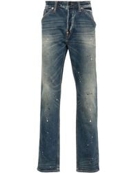 Evisu - Gerade Jeans mit Graffiti Daicock-Print - Lyst