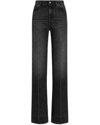 Dolce & Gabbana - Logo-Plaque Jeans - Lyst