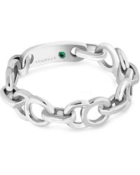 COURBET - 18Kt Recycled Celeste Chain Ring - Lyst