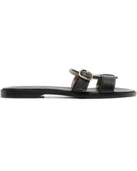 Doucal's - Fibbia Buckle-Detail Leather Sandals - Lyst
