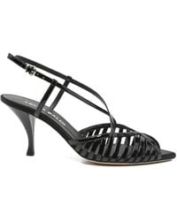 Lella Baldi - Open-Toe Strap Sandals - Lyst