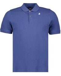 K-Way - Two-Button Cotton Polo Shirt - Lyst