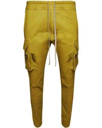 Rick Owens - Elasticated-waist Tapered Leather Trousers - Lyst