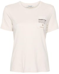 Max Mara - Sax Logo-embroidered Cotton T-shirt - Lyst