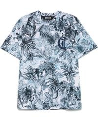 Just Cavalli - Monogram Jungle-Print T-Shirt - Lyst
