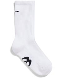 Balenciaga - Logo-print Cotton Socks - Lyst