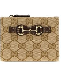 Gucci - Small Wallet With Horsebit - Lyst