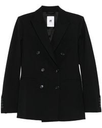 PT Torino - Double-Breasted Wool Jacket - Lyst