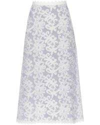 Waimari - Nina Lace Midi Skirt - Lyst