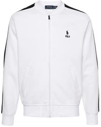 Polo Ralph Lauren - Polo-Pony-Embroidery Zipped Sweatshirt - Lyst