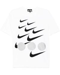 COMME DES GARÇON BLACK - X Nike T-Shirt Aus Baumwolle - Lyst