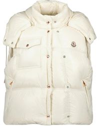 Moncler - フーデッド パデッド ジレ - Lyst