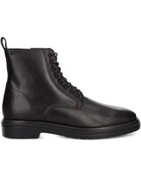 GANT - Lace-Up Zip Boots - Lyst