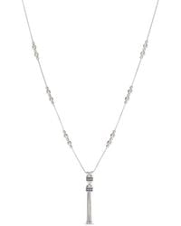 Officina Bernardi - 18Kt Empire Tassel Sapphire Necklace - Lyst